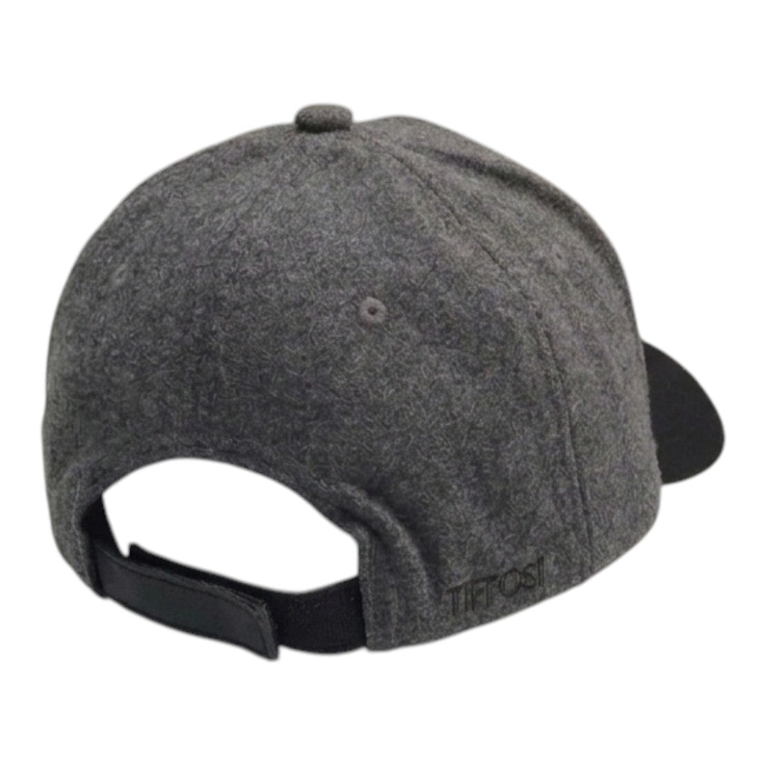 Cappello Tiffosi Baseball in lana - black