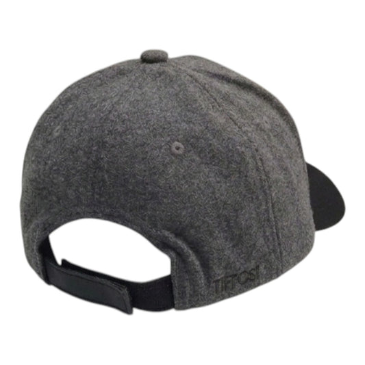 Cappello Tiffosi Baseball in lana - black