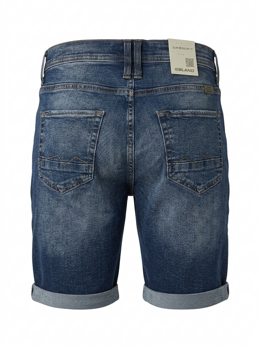 Bermuda in Denim Blend - Modello Slim Regular