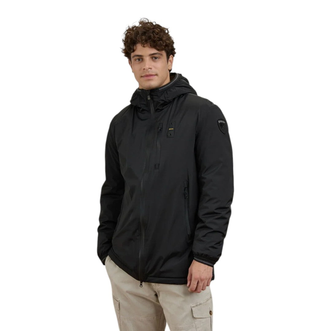 Giubbino BLAUER nastrato con peliccia ECO - Jarvis