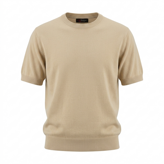 Maglia Buger a maniche corte in filo – Eleganza quotidiana