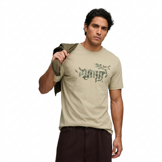 T-shirt Puma - Camo beige