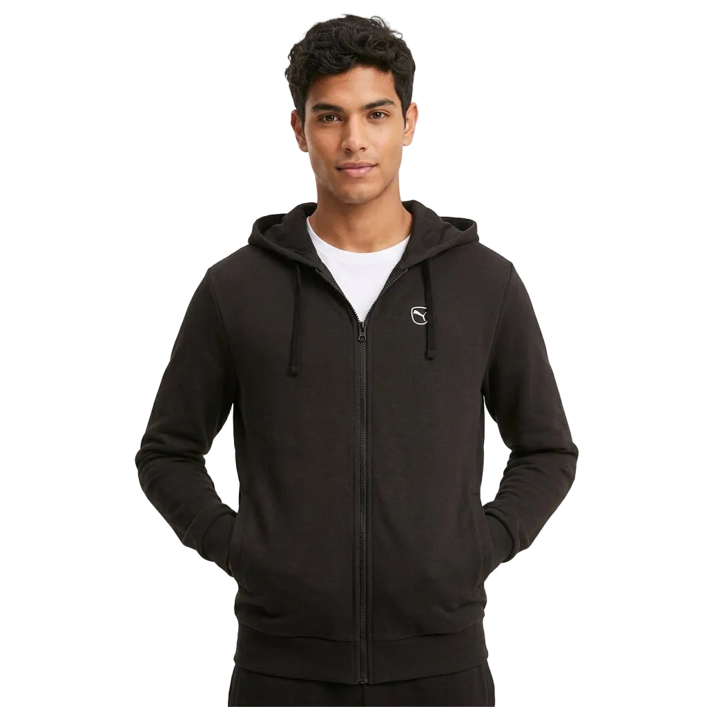 Felpa con Cappuccio Puma Classic Black