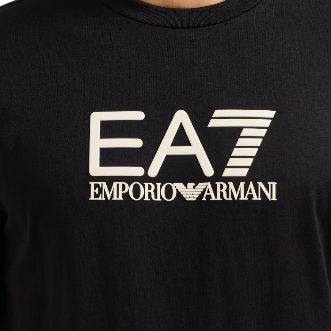 T-shirt EA7 girocollo Visibility in cotone