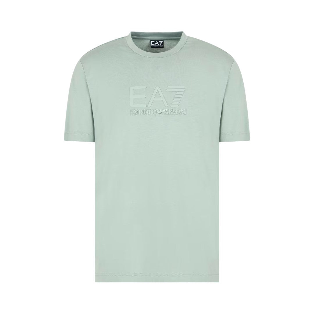 T-shirt EA7 girocollo Visibility in cotone