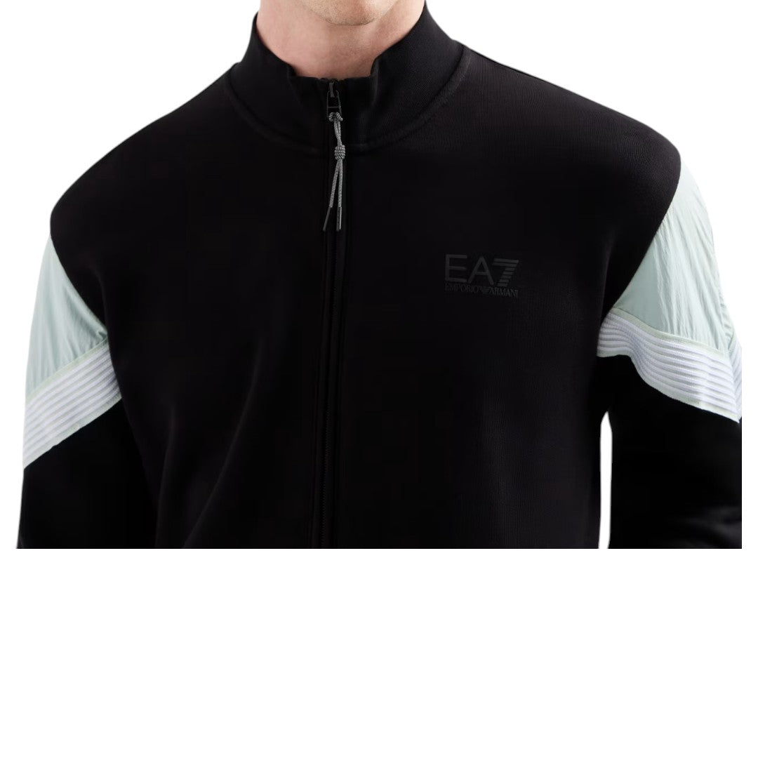 Tuta EA7 in jersey di cotone