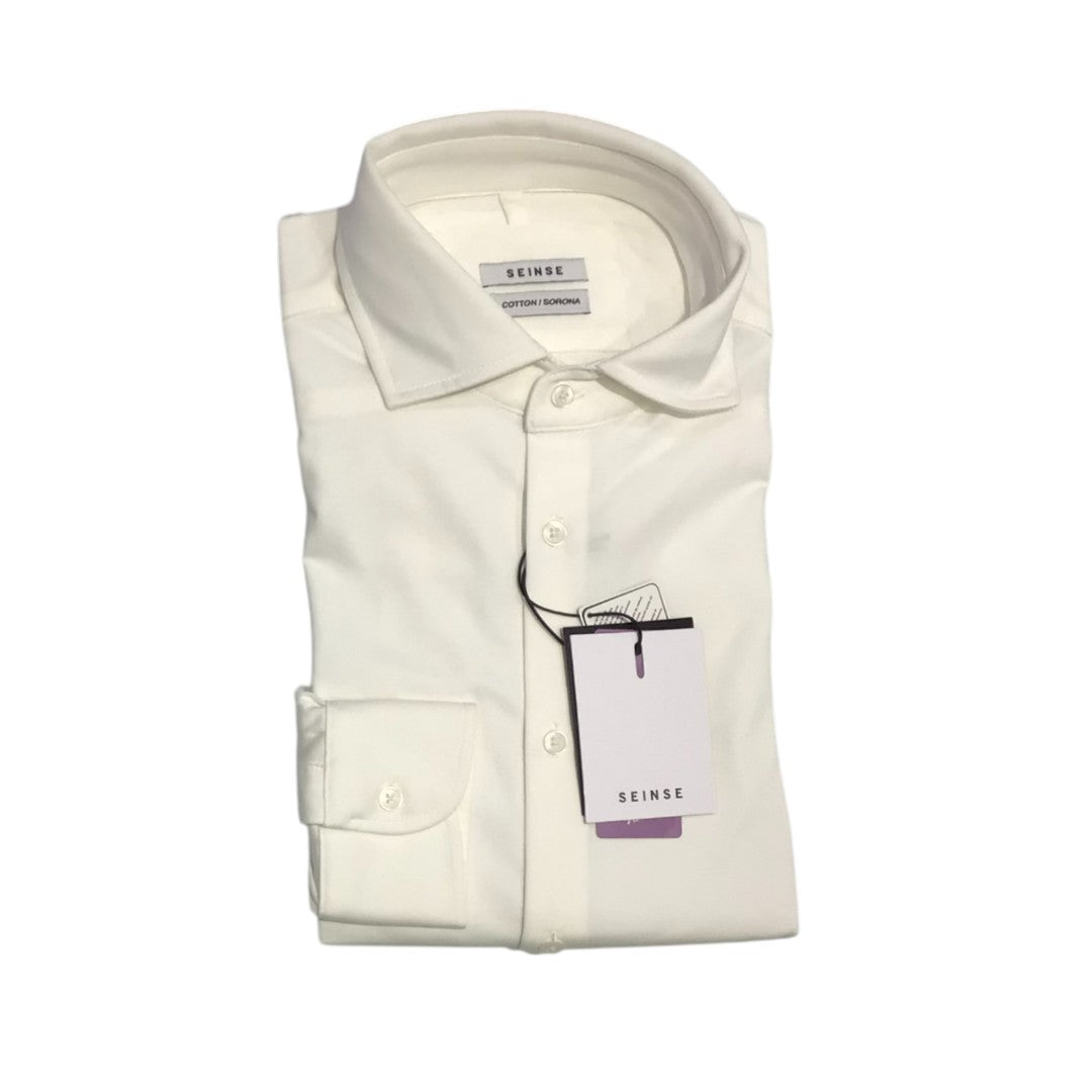 Camicia SSEINSE in cotone e tessuto Sorona