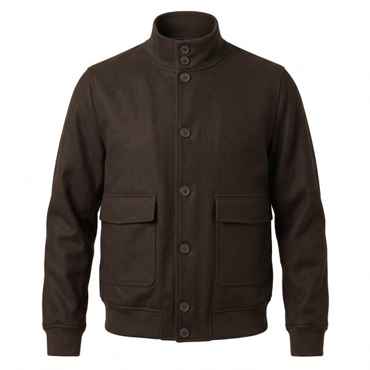 Giubbino Giacca Bomber Wool Style - Hamaki-Ho