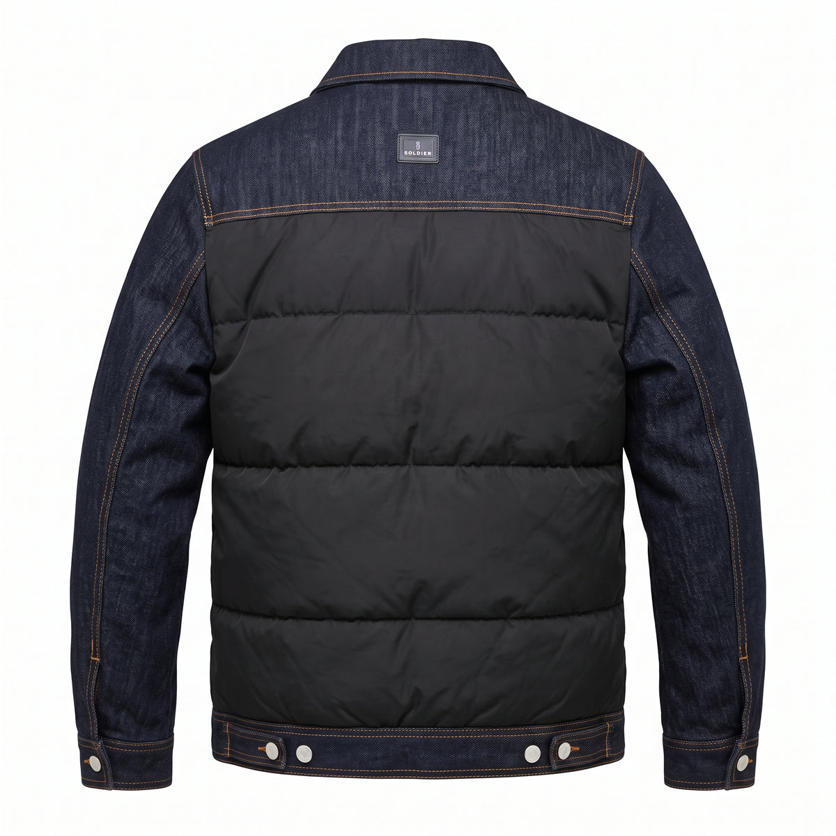 Giubbino Ibrido Denim e Piumino SOLDIER Modello Soldier
