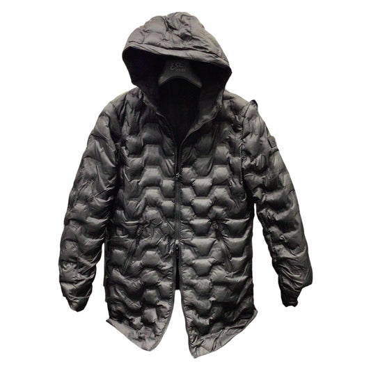 Giubbino lungo con cappuccio double face GBI48031 Buger