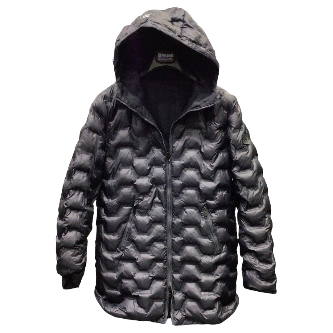 Giubbino lungo con cappuccio double face GBI48031 Buger