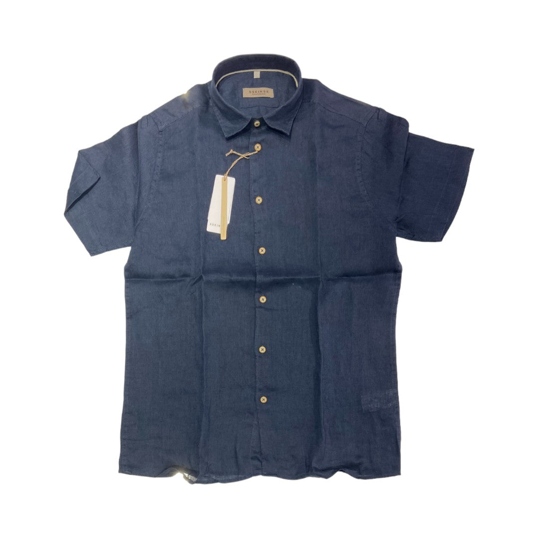 Camicia SSeinse in lino manica corta CE914SS