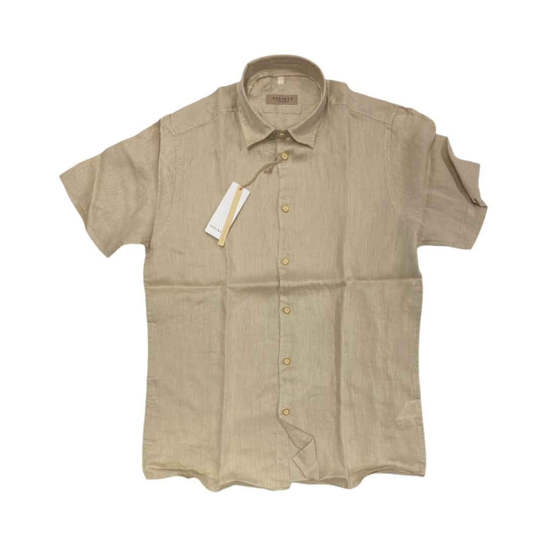 Camicia SSeinse in lino manica corta CE914SS