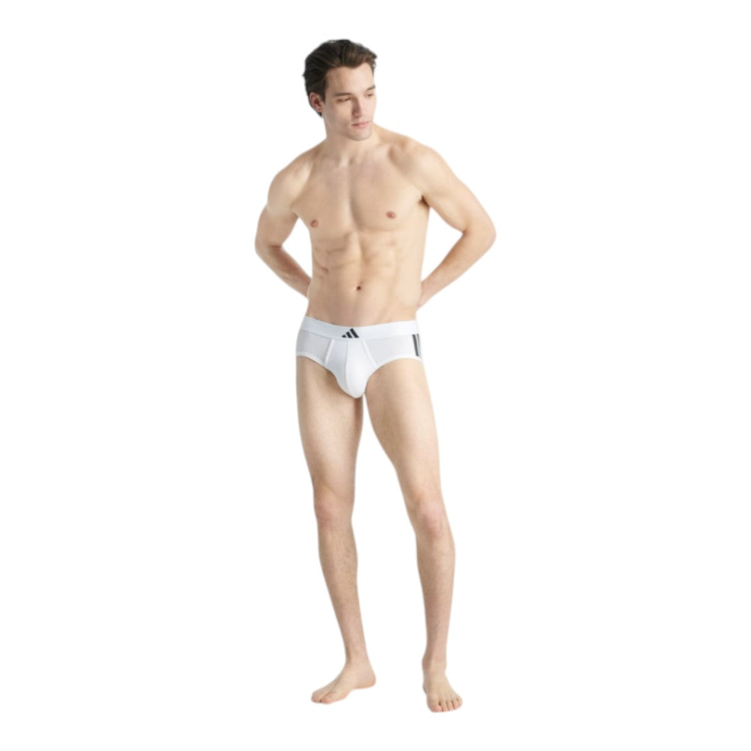 Slip Adidas Active Flex Cotton 3 Stripes a vita bassa - confezione da 2 pezzi