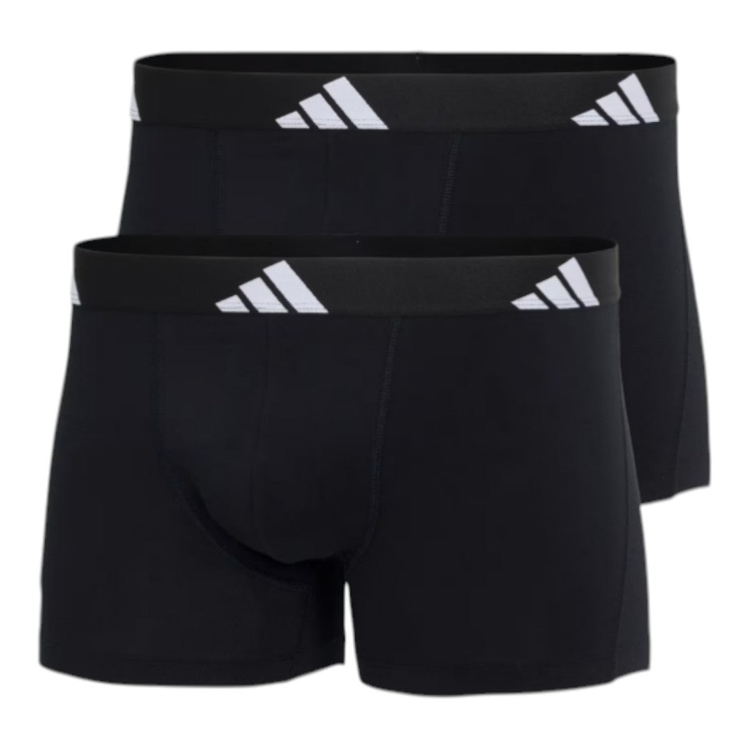 Boxer Adidas in cotone Active Flex, confezione da 2 pezzi - nero