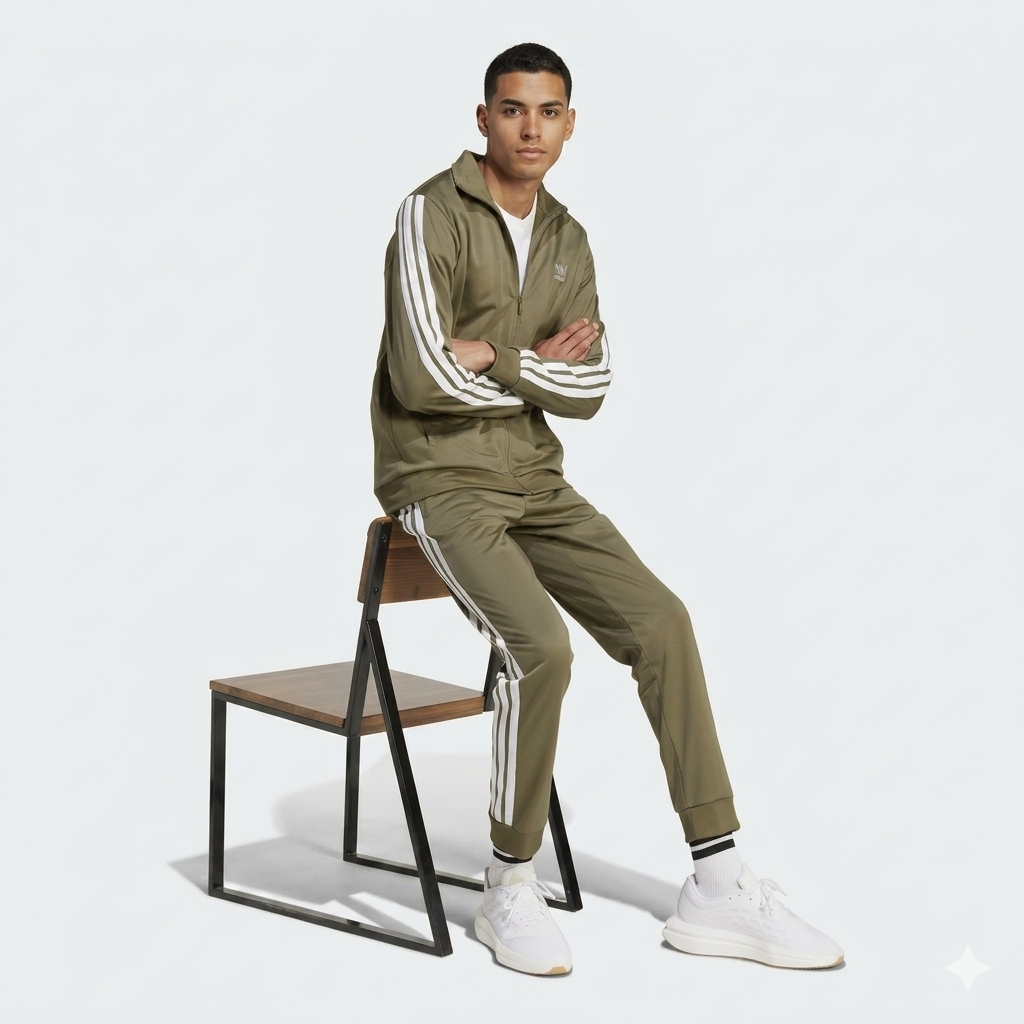 Tuta ADIDAS tricot verde