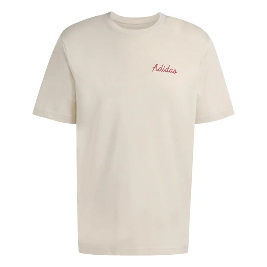 T-shirt Adidas con grafica bowl - beige