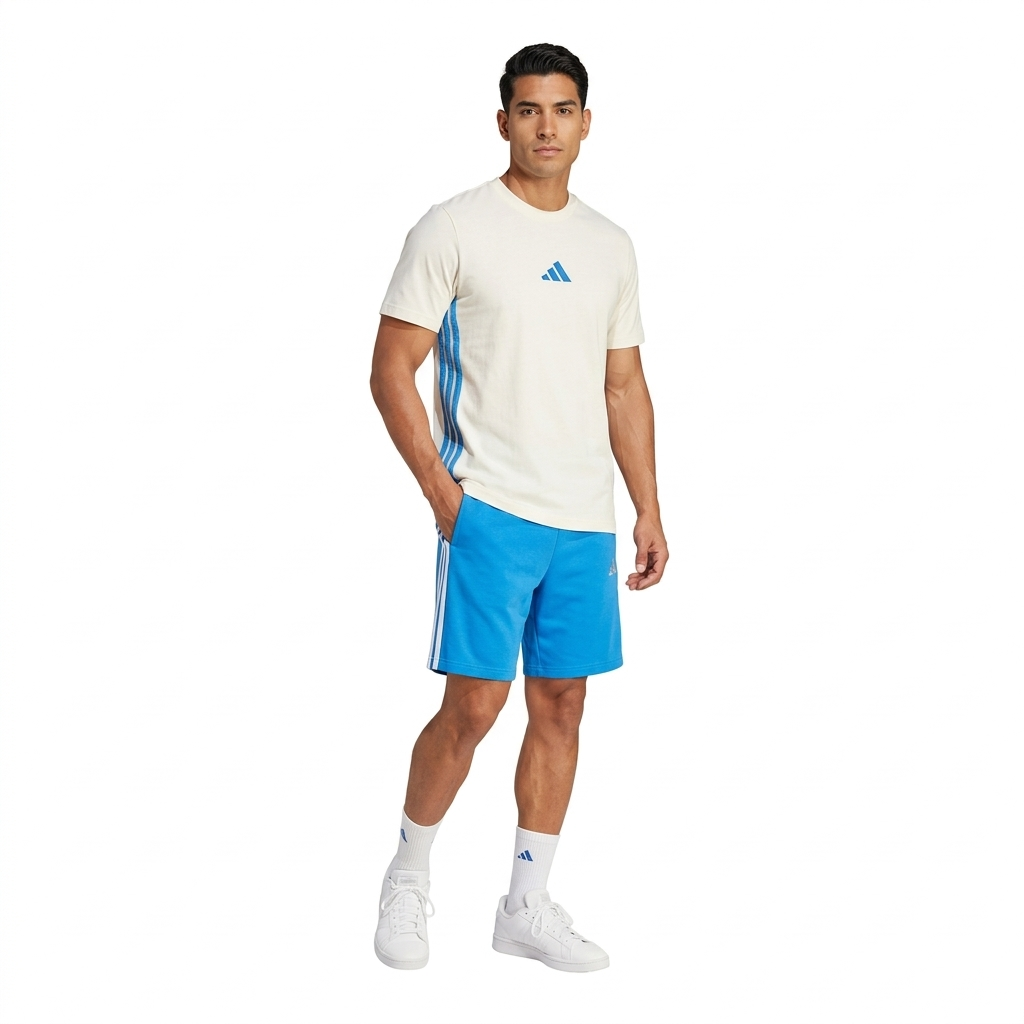 T-shirt Adidas - off white - regular fit cotone