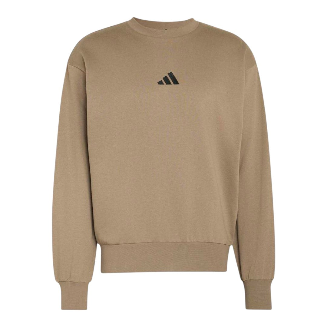 Felpa Adidas girocollo - ESS felpata - beige