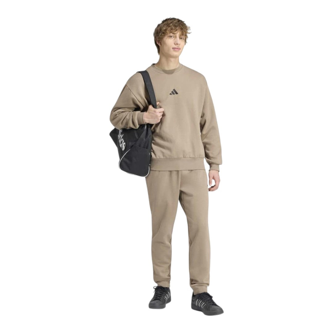 Felpa Adidas girocollo - ESS felpata - beige