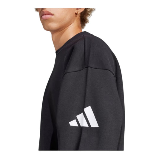 Felpa Adidas girocollo felpata - ESS loose - black