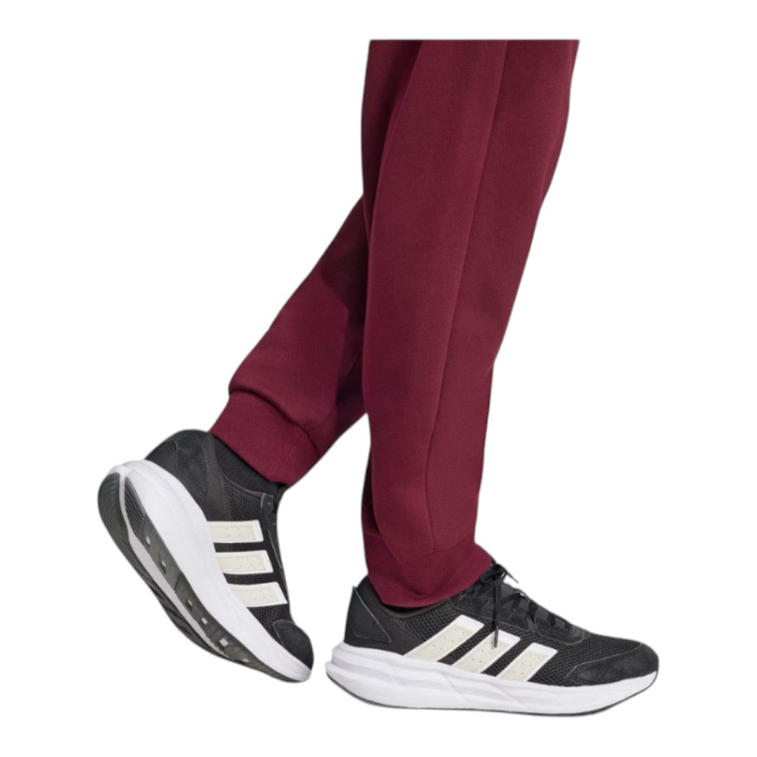 Tuta Adidas felpata 3 Stripes - bordò