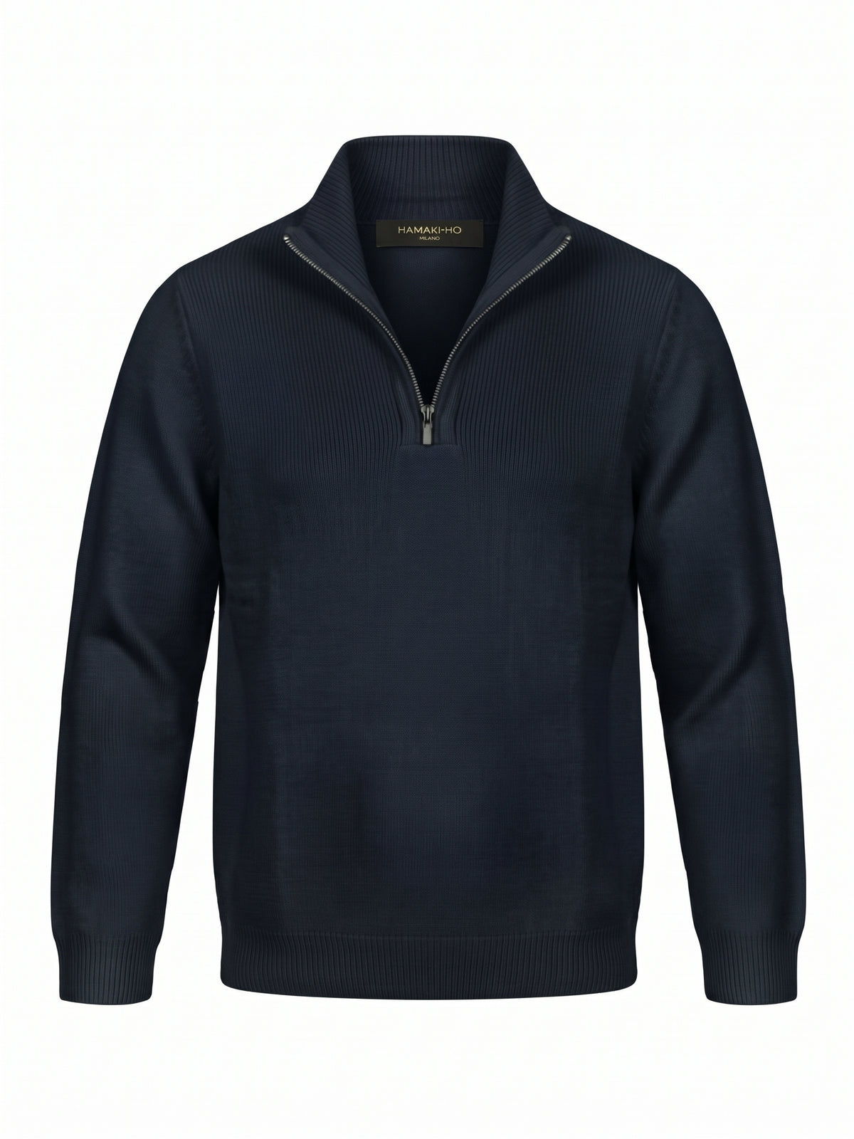 Maglione mezzo collo con zip Hamaki-Ho