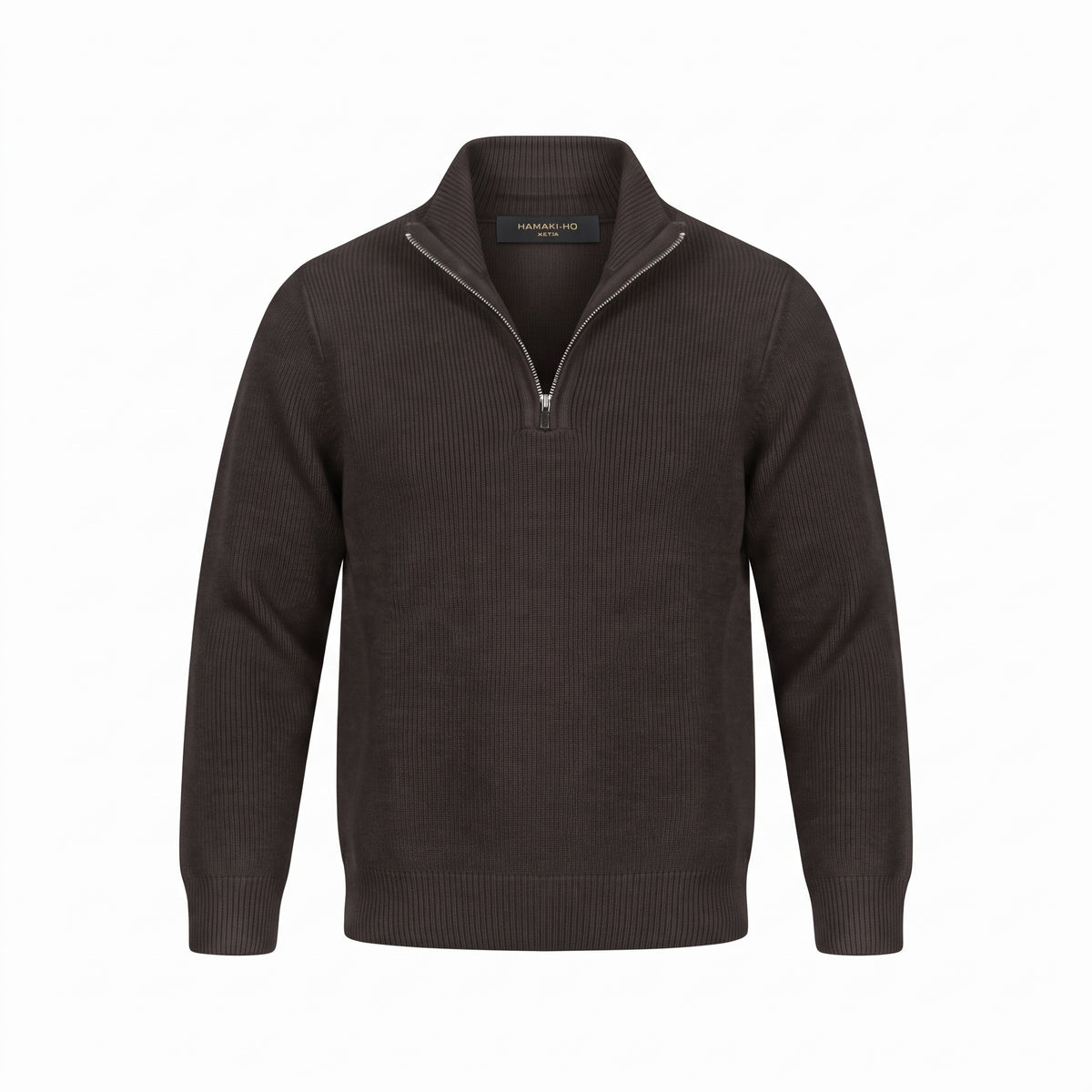 Maglione mezzo collo con zip Hamaki-Ho