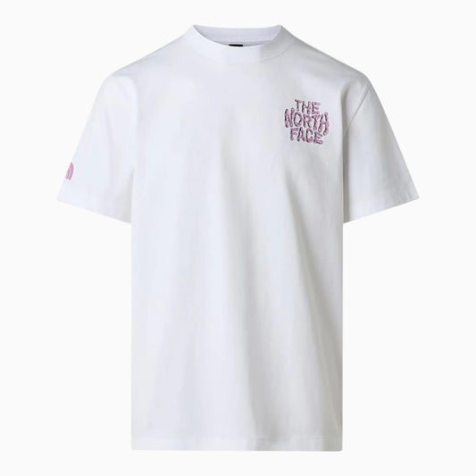 T-Shirt Uomo The North Face Melted Logo White