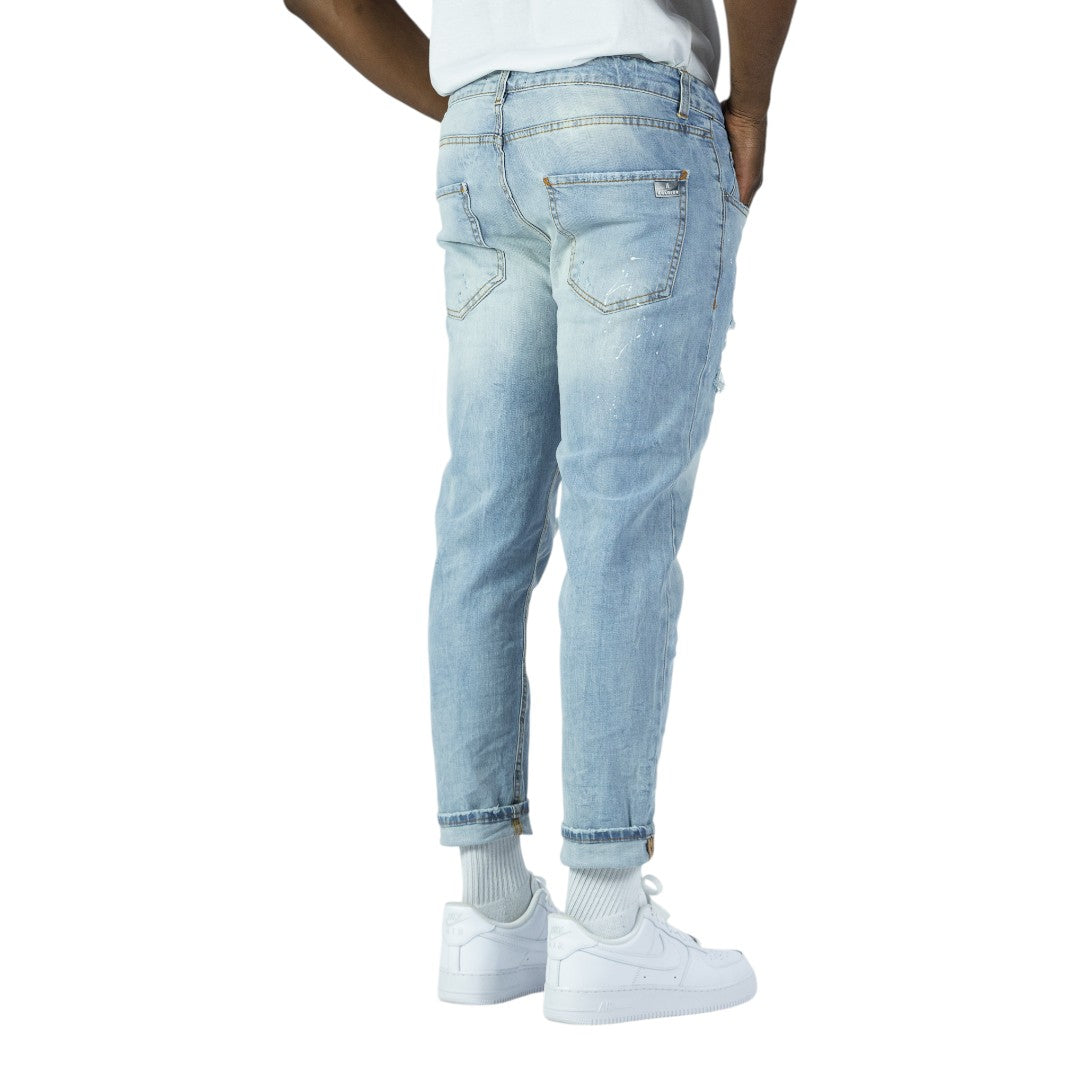 Jeans Soldier – Light Blue Wash con Dettagli Destroyed