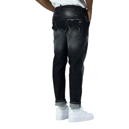 Jeans Soldier New Woll – Black Denim - Paint Splatter Edition