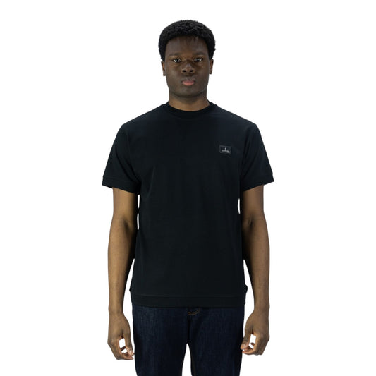 T-shirt SOLDIER patch in metallo