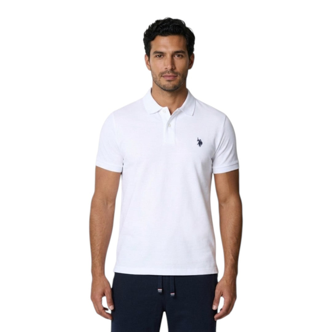 Polo U.S. Polo Assn. - Shirt a maniche corte in cotone piquet