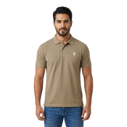Polo U.S. Polo Assn. - Shirt a maniche corte in cotone piquet