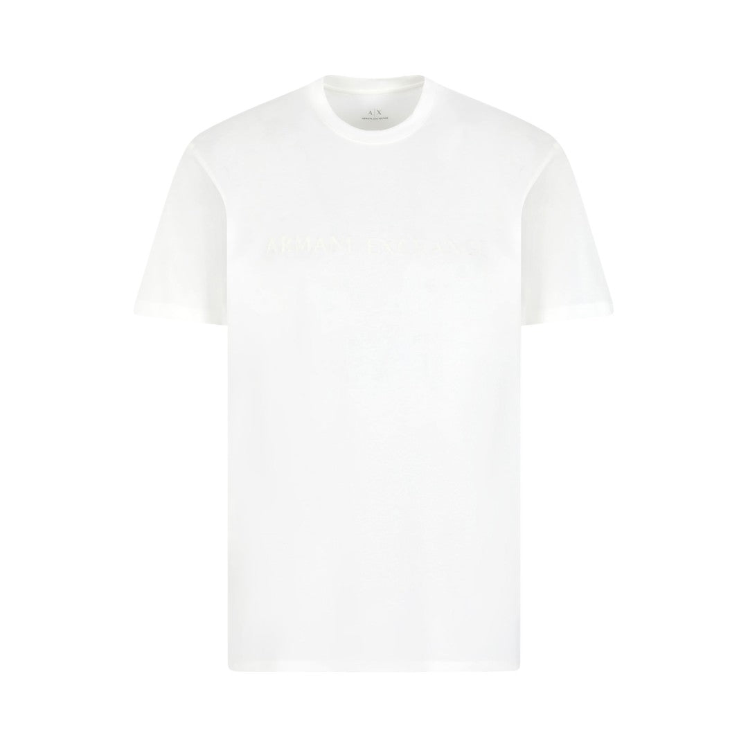 T-shirt ARMANI EXCHANGE con ricamo tono su tono