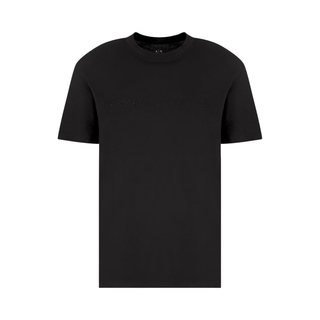 T-shirt ARMANI EXCHANGE con ricamo tono su tono