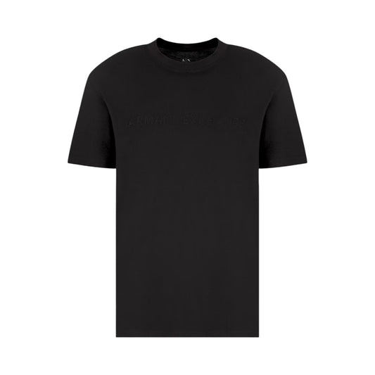 T-shirt ARMANI EXCHANGE con ricamo tono su tono
