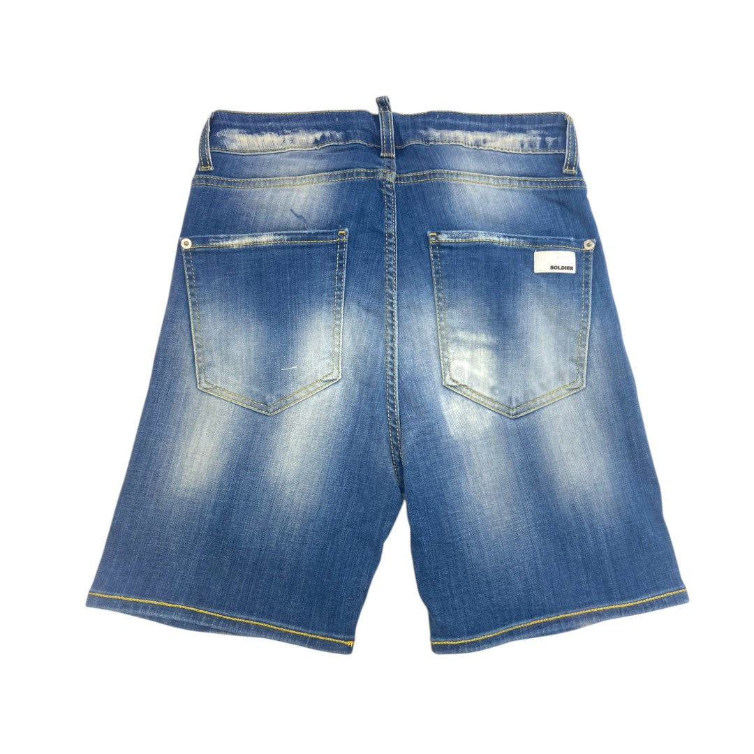 Bermuda SOLDIER jeans blu 088B