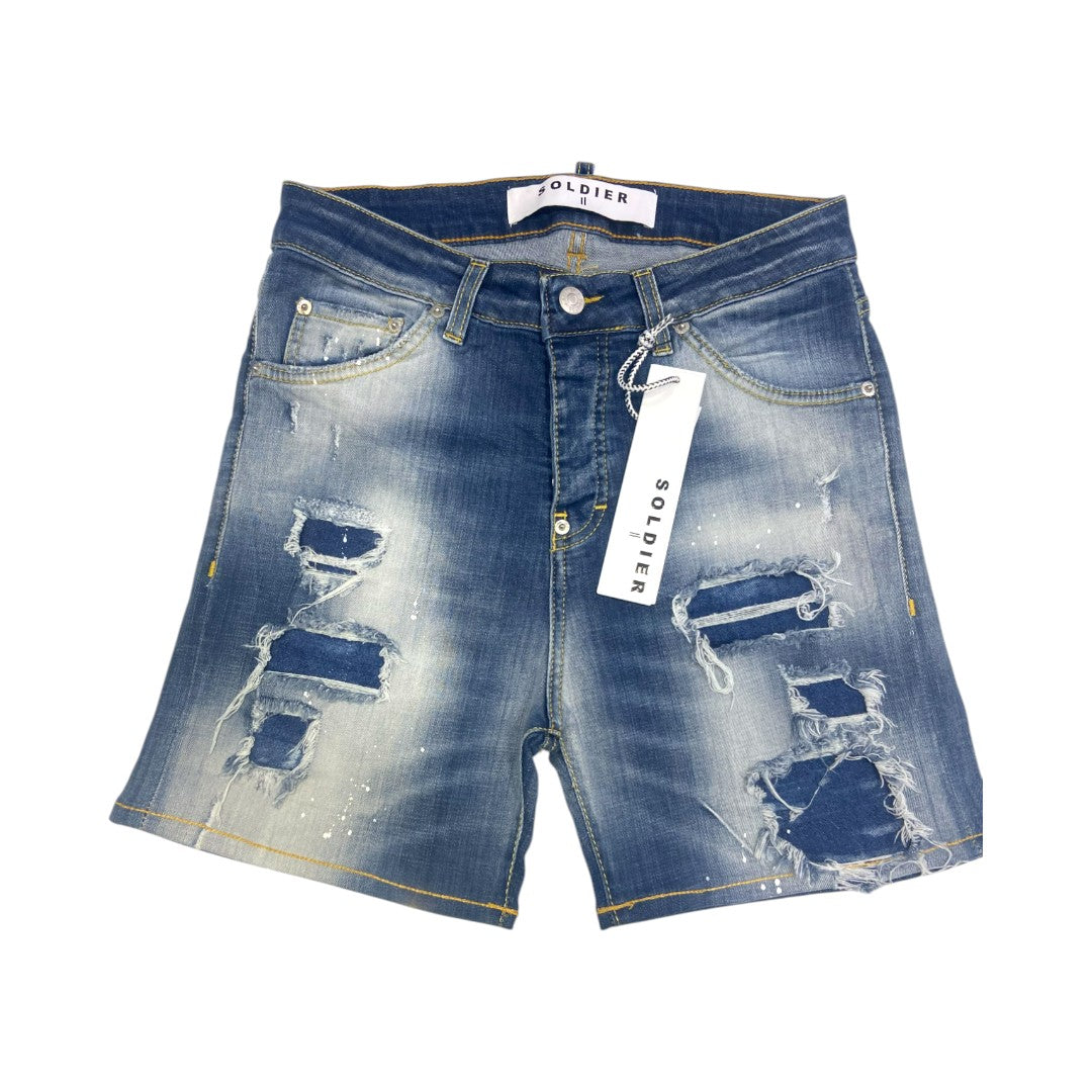 Bermuda SOLDIER jeans blu 090B