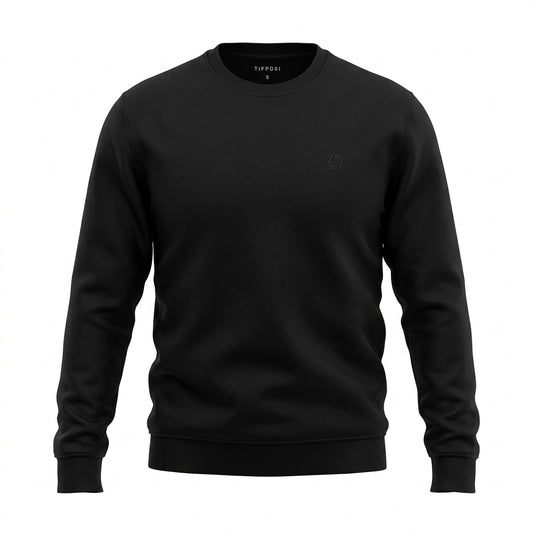 Felpa Girocollo TIFFOSI Essential - Nero