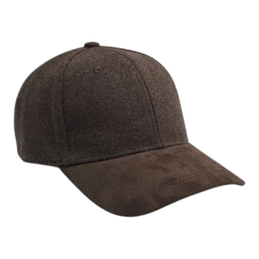 Cappello Tiffosi Baseball in lana - brown
