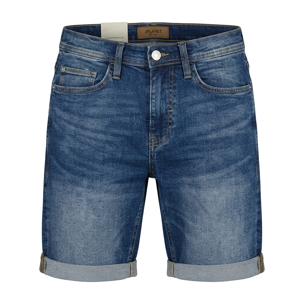Bermuda in Denim Blend - Modello Slim Regular