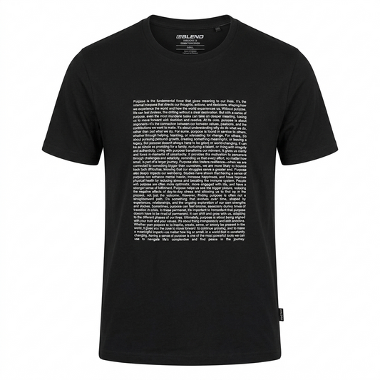 T-shirt Blend "Purpose" - Collezione Essential