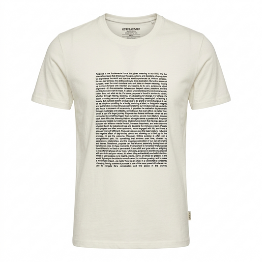 T-shirt Blend "Purpose" - Collezione Essential