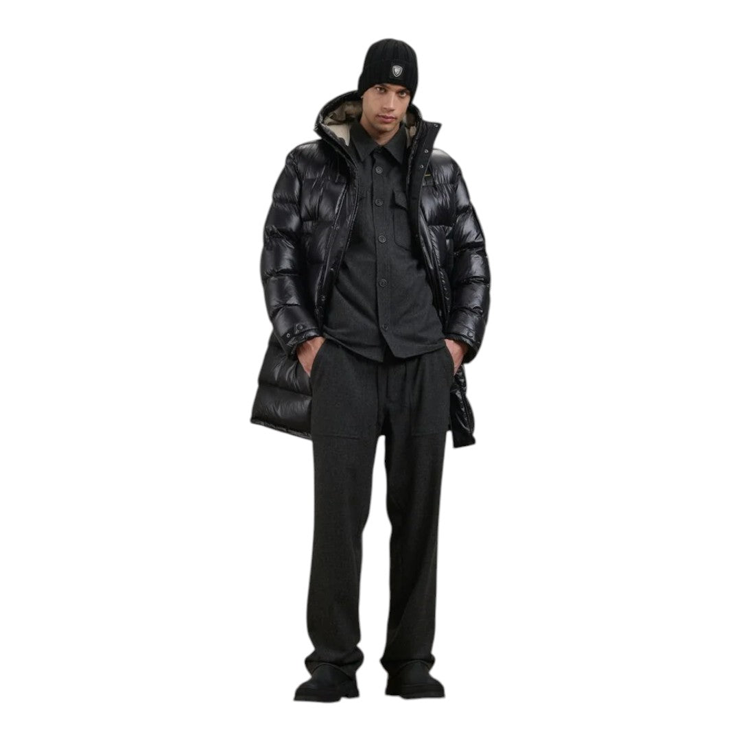 Giubbotto Lungo Blauer - ALDRICH Nero