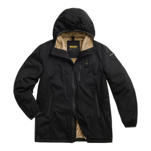 Giubbino BLAUER nastrato con peliccia ECO - Jarvis