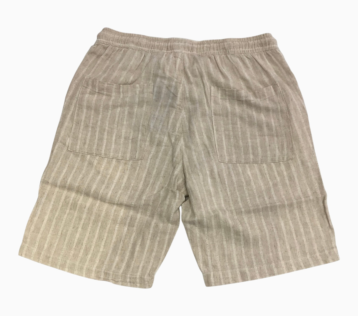 Bermuda Uomo Buger in Lino-Style Striped