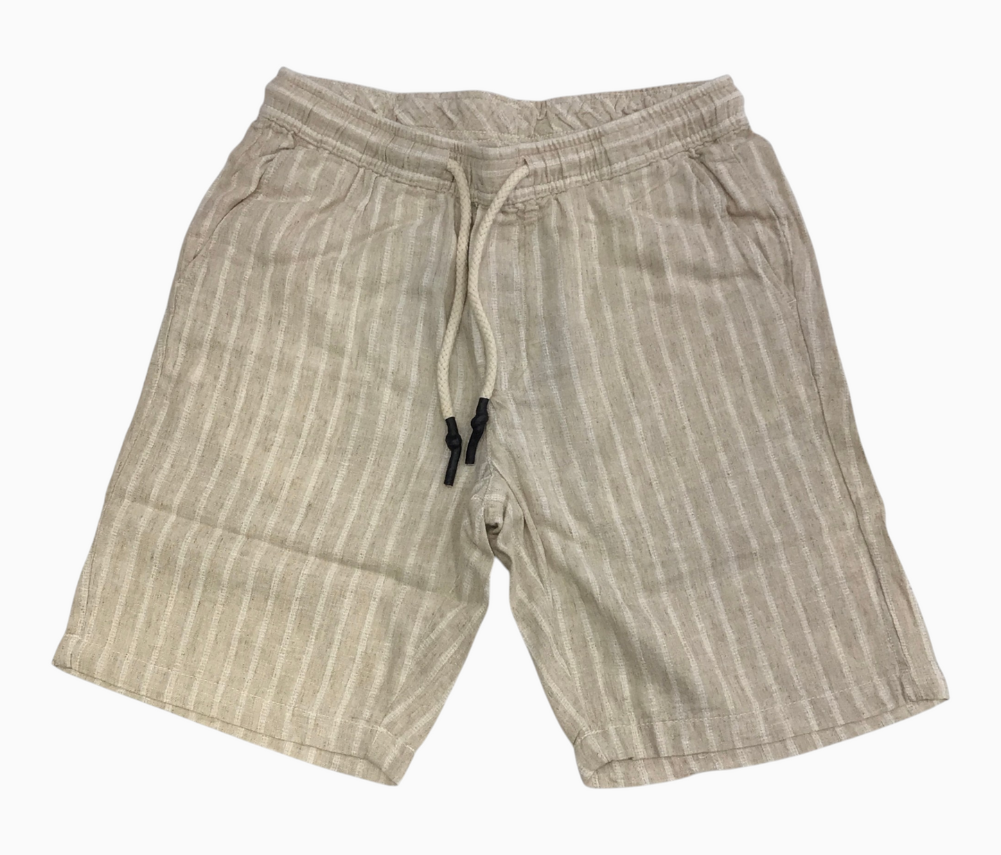 Bermuda Uomo Buger in Lino-Style Striped