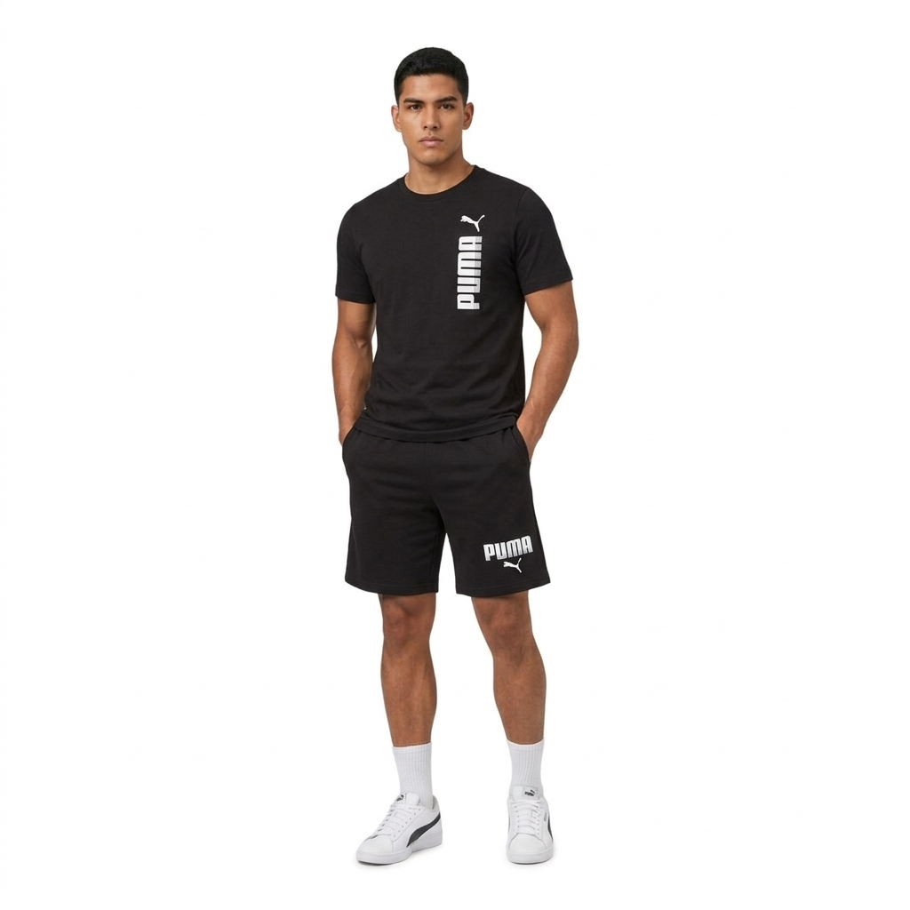 T-shirt Puma Graphics – Black &amp; White Style