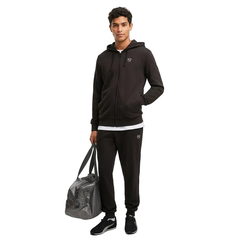 Felpa con Cappuccio Puma Classic Black